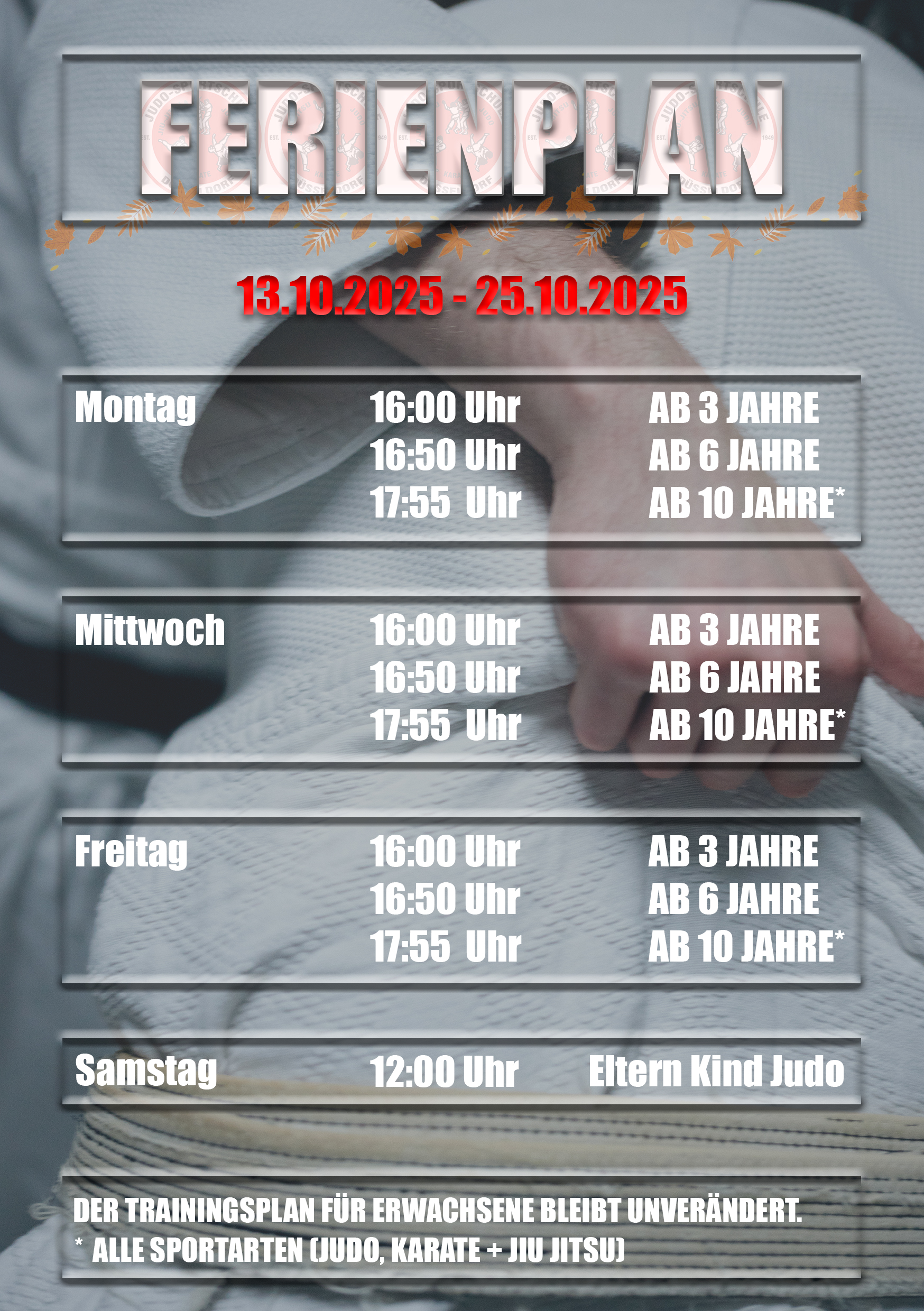 Herbstferienplan 2025 A5